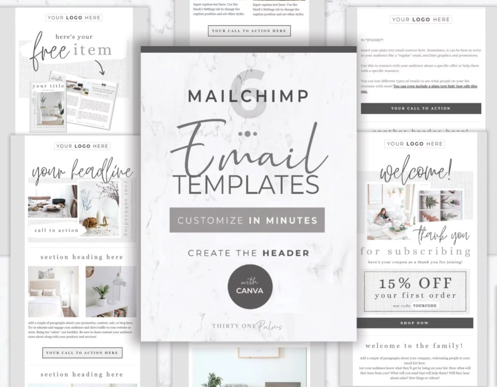 MailChimp real estate templates