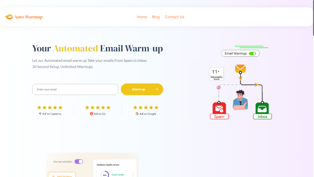 automated email warm-up