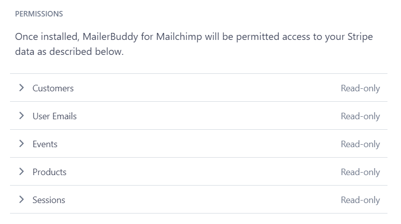 stripe data permission