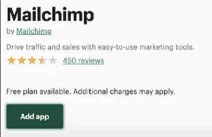 add mailchimp app